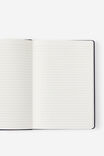 Personalised Metro A5 Hard Lined Notebook, Midnight Ink - alternate image 2
