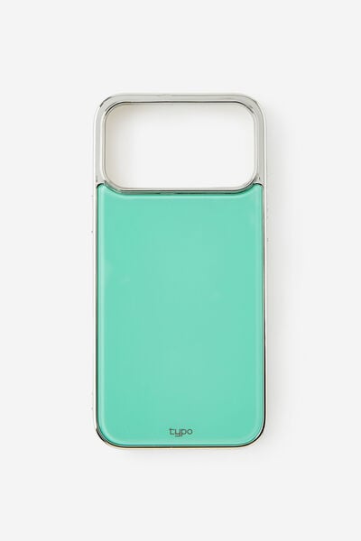 Bubble Phone Case Iphone 17 Pro Max/18 Pro Max, JELLY MINT CHROME
