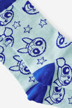 Powerpuff Girls Mid Crew Socks, LCN WB POWERPUFF GIRLS BLUE YDG - example image 3