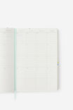 2027 A5 Daily On Schedule Diary, ECRU DITSY CELESTIAL - example image 3