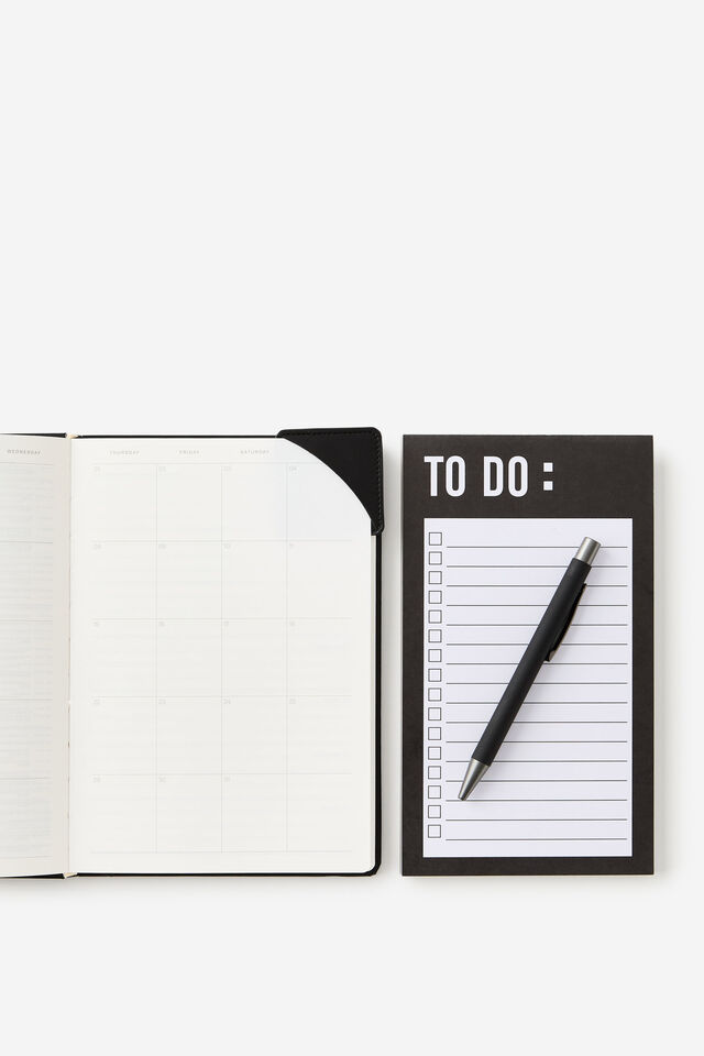2026 Diary Gift Set, BLACK