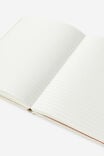 Personalised A5 Hard Lined Notetaker Notebook, MINTY HARLEQUIN - example image 3