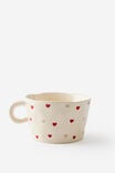 Novelty Shaped Mug, MICRO HEARTS - alternate image 2