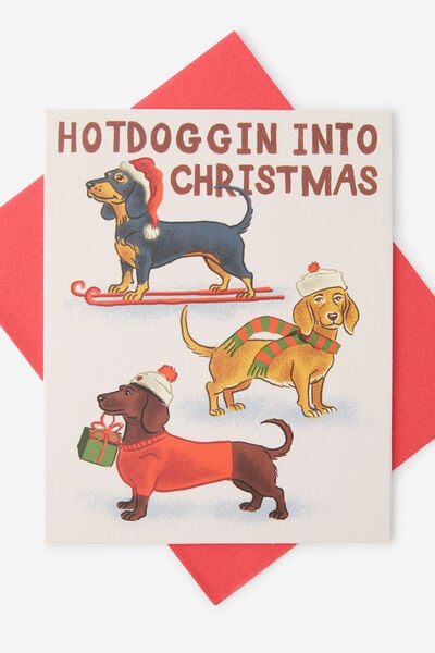 Christmas Card 2025, HOTDOGGIN INTO XMAS