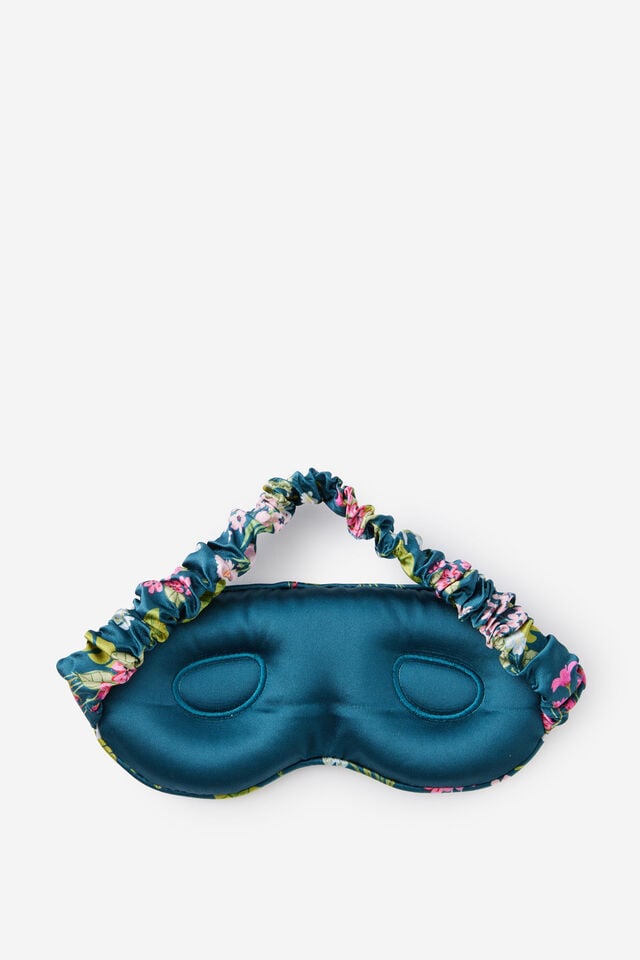 Lash Contoured Eye Mask, WILDER FLORAL SPACED/NORTH SEA