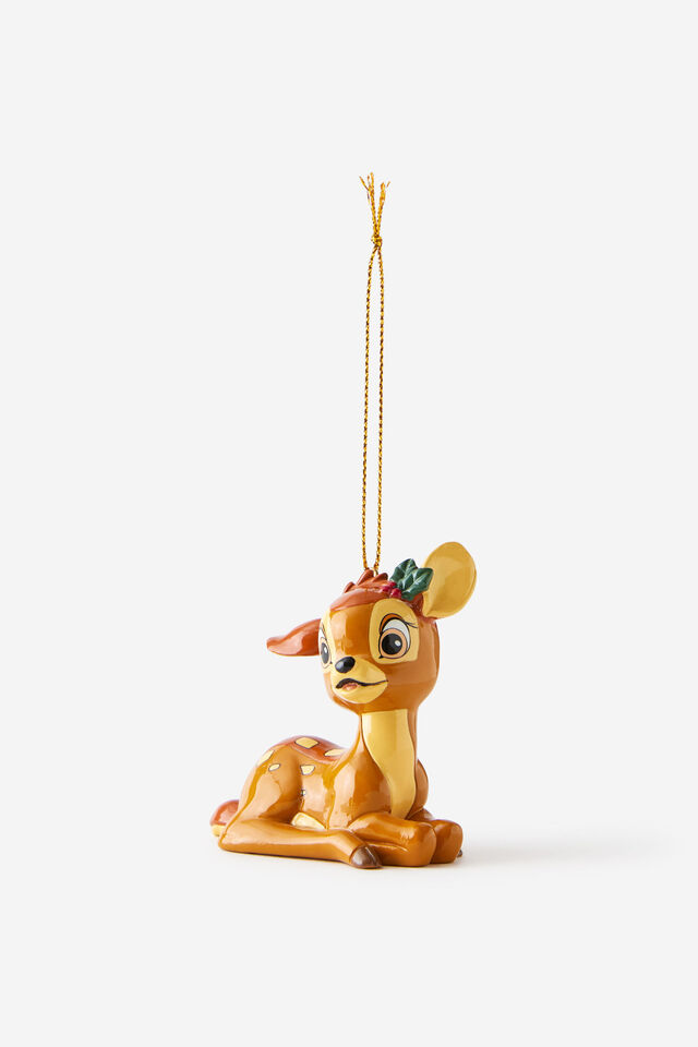 Collab Resin Christmas Ornament, LCN DIS BAMBI CHRISTMAS