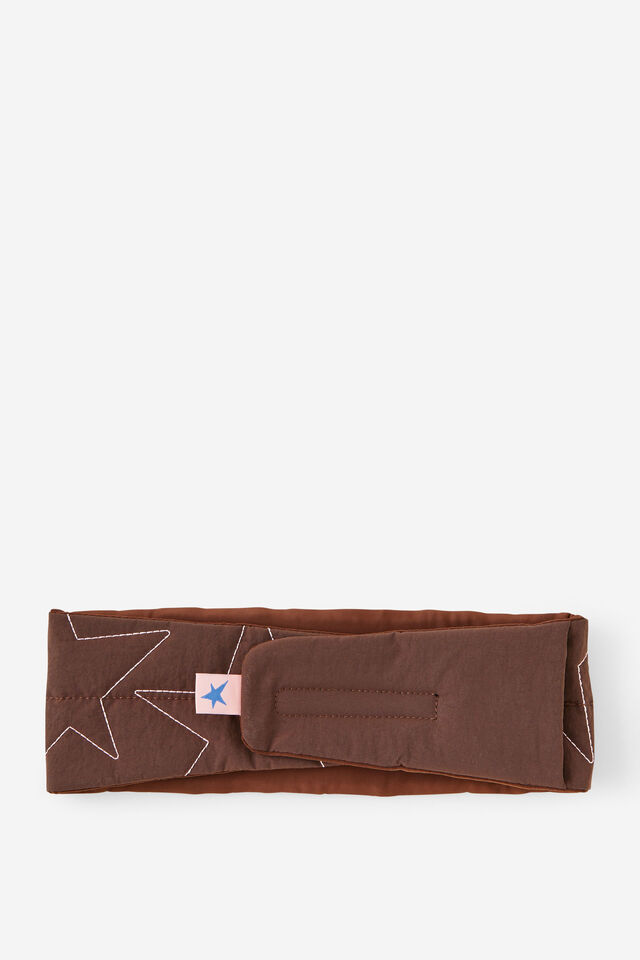 Lights Out Eye Mask, ESPRESSO STAR