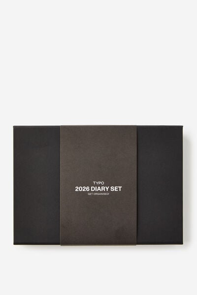 2026 Diary Gift Set, BLACK