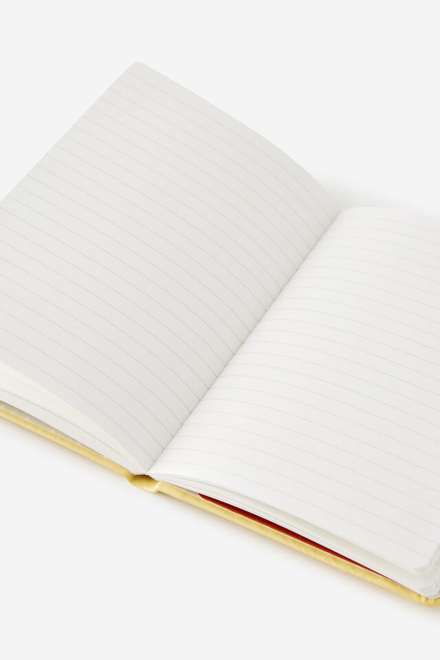 Personalised B6 Hard Cover Lined Notebook, LIMONCELLO