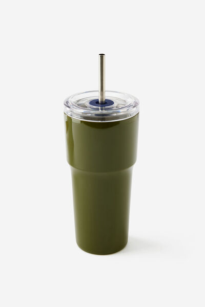 Smoothie Cup 600Ml, OLIVE MOSS
