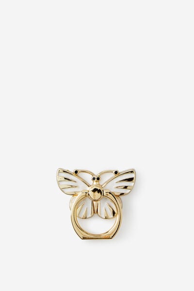 Icon Phone Ring, BUTTERFLY/GOLD