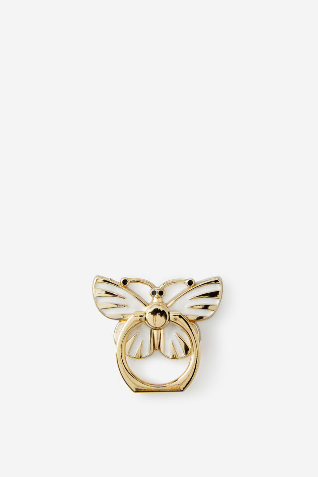 Icon Phone Ring, BUTTERFLY/GOLD