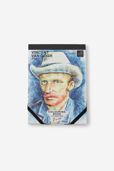 Premium Mini Colouring Pad, LCN VAN GOGH PORTRAIT
