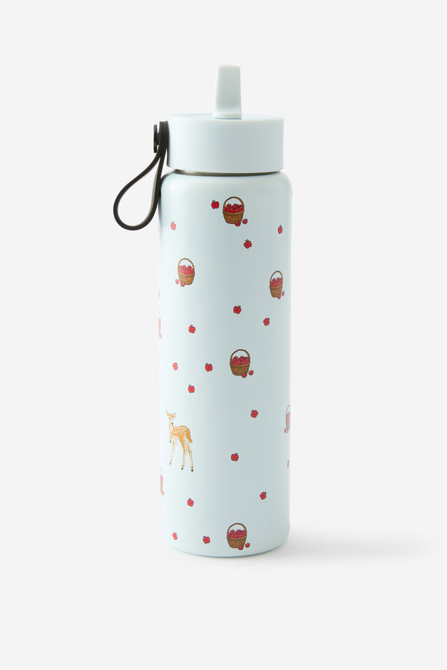 On The Move 500Ml Sipper Top, DEER & APPLE YARDAGE SEA MIST
