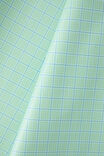 EMERALD AND BLUE GINGHAM DOUBLE SIDED