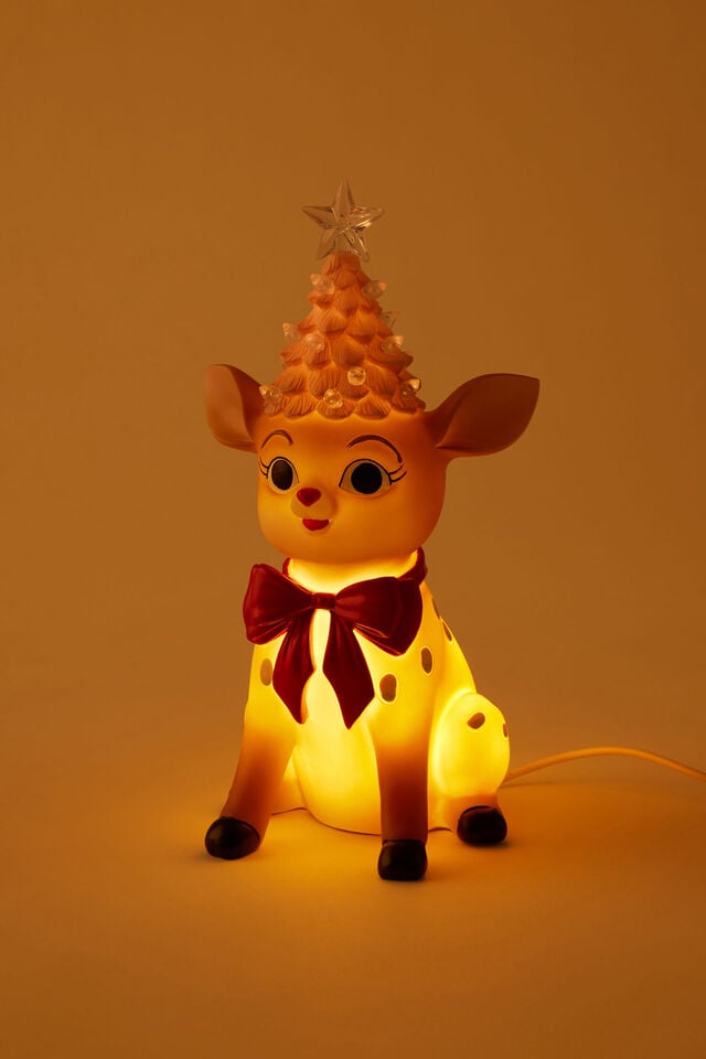 Christmas Resin Light, VINTAGE DEER