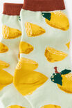 Mid Crew Socks, LEMON YARDAGE - example image 3
