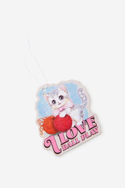 Premium Air Freshener, BALL PLAY KITTEN