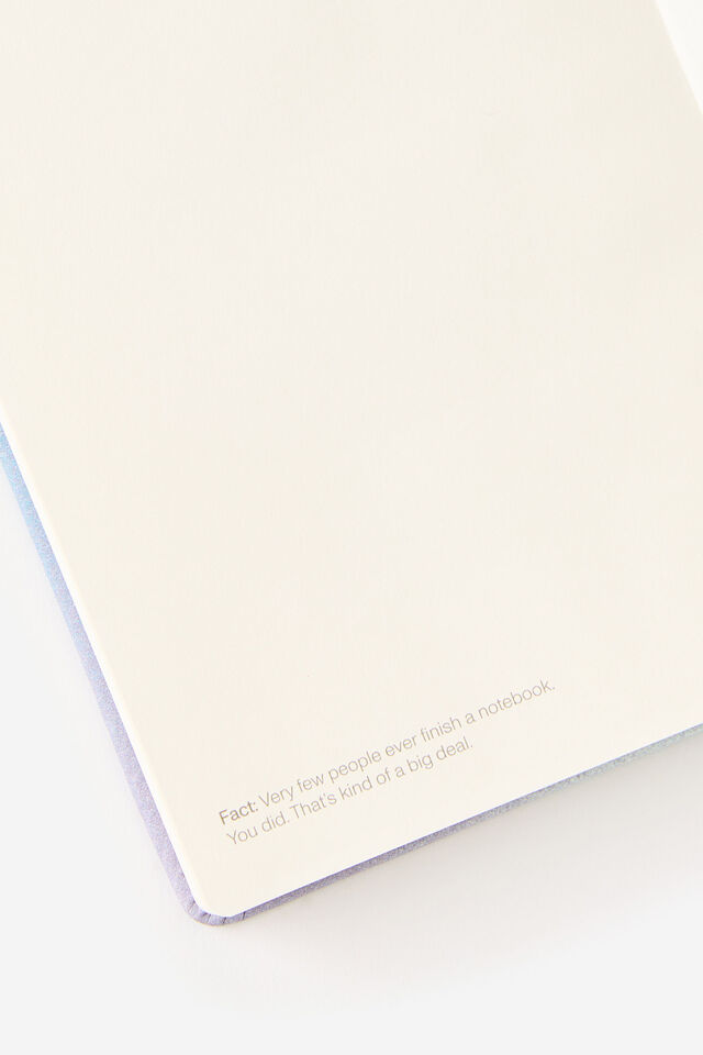 Metro B6 Hard Plain Notebook, DIFFUSION SILVER LILAC