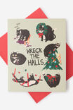 WRECK THE HALLS CAT