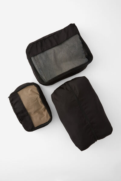 3 In 1 Packing Cell Set, BLACK