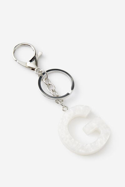 Alpha Keyrings, G / MOTHER OF PEARL