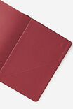 A5 Hard Lined Notetaker Notebook, CABERNET - example image 4