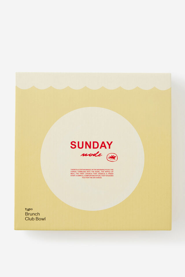 Brunch Club Bowl, SUNDAY MODE