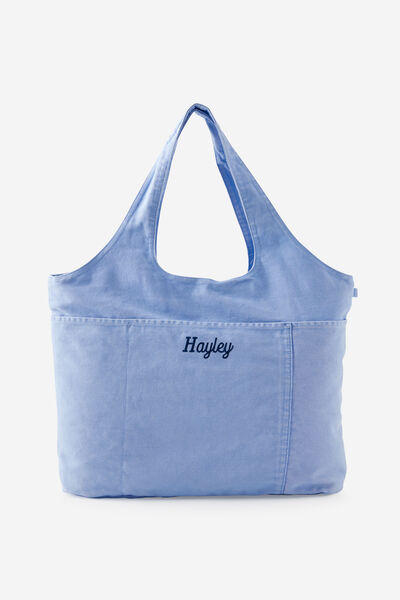 Personalised Loft Wellness Tote, BLUE SKIES