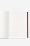 Personalised 2026 A5 Daily Hard Metro Diary, Cabernet - alternate image 2