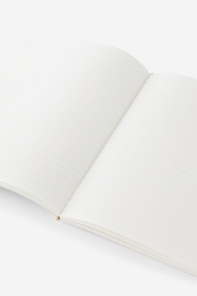 Personalised A5 Soft Cover Lined Notebook, STRAWBERRY MILK