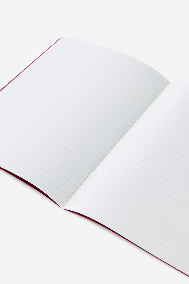 A5 Stitch Notebook, CABERNET