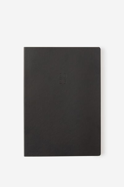 2026 B5 Weekly Soft Metro Diary, Black