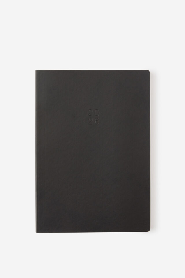 2026 B5 Weekly Soft Metro Diary, Black