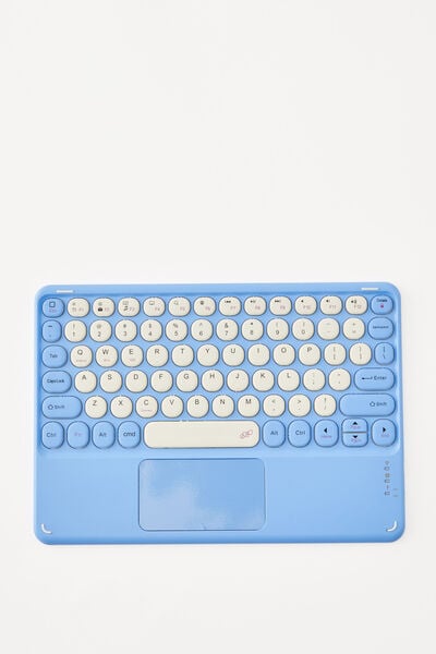 Wireless Keyboard With Touchpad, CORNFLOWER