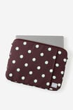 Mode 16 Inch Laptop Case, ESPRESSO POLKA SPACED - example image 2