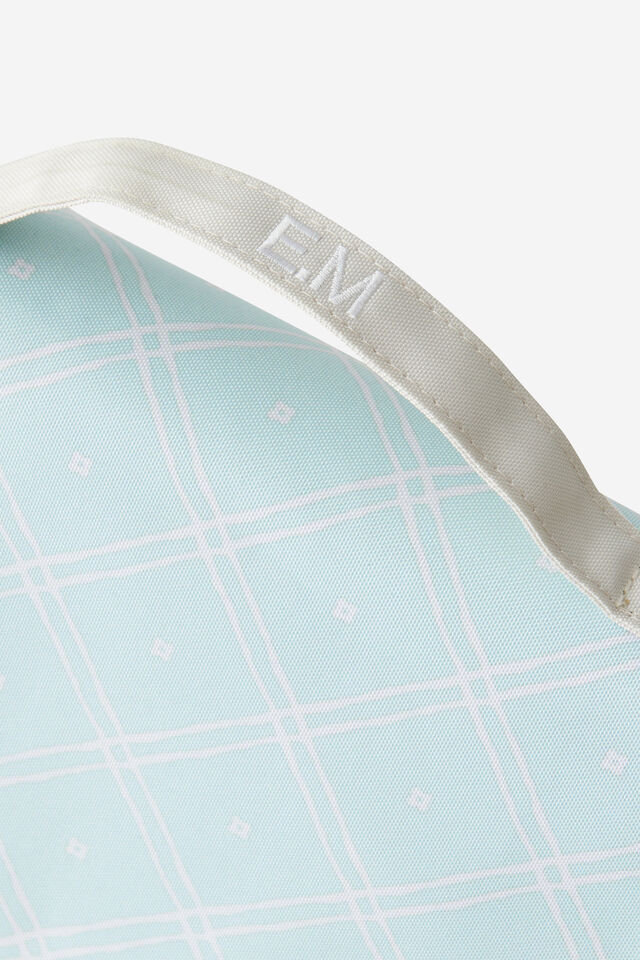 Personalised Mode Lunch Bag, MINTY GRID