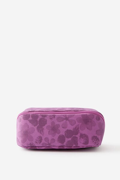 Felix Fold Out Pencil Case, PURPLE ORCHID BERRY BLOOM
