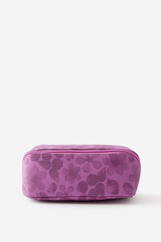 Felix Fold Out Pencil Case, PURPLE ORCHID BERRY BLOOM