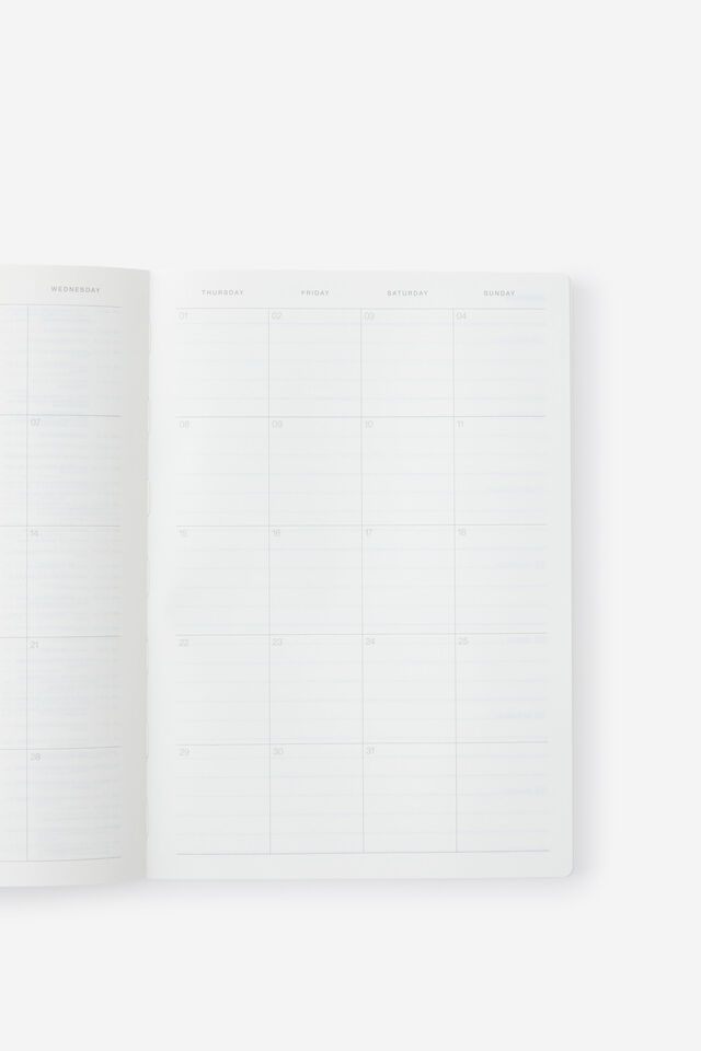 2026 B5 Weekly Soft Metro Diary, Cabernet