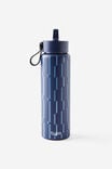 On The Move 500Ml Sipper Top, ZIG ZAG NAVY - alternate image 1