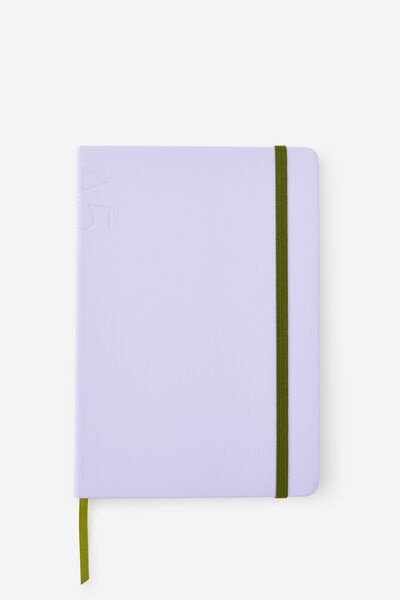 A5 Hard Lined Notetaker Notebook, ORCHID
