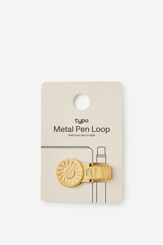 Metal Pen Loop, SUN GOLD