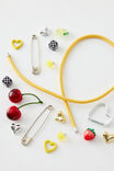 Diy Bag Charm Kit, YELLOW CHERRY - alternate image 2