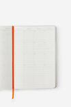 2027 A5 Weekly On Schedule Diary, CHROME LAVA RED - example image 3