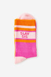 Mid Crew Relative Energy Socks, SLAY SIS - example image 3