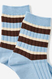 Mid Crew Socks, ALFIE STRIPES - alternate image 2