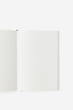 B6 Soft Cover Lined Notebook, BLACK - alternate image 2