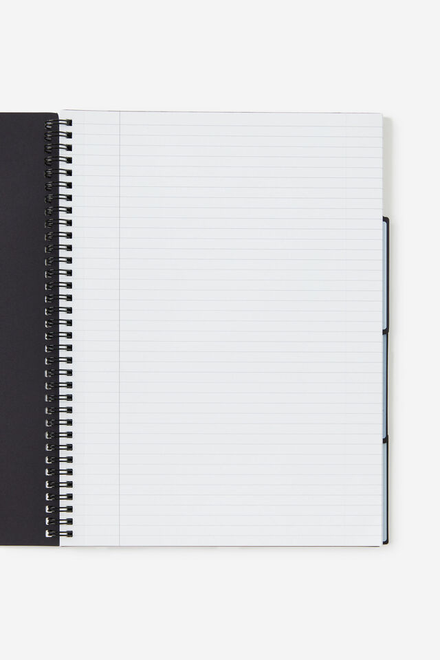 A4 Spiralbound Subject Notebook, ORCHID CAT