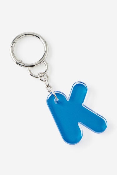 Alpha Keyrings, K COASTAL BLUE
